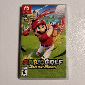 Mario Golf Super Rush - Nintendo Switch *Tested & Complete* CIB